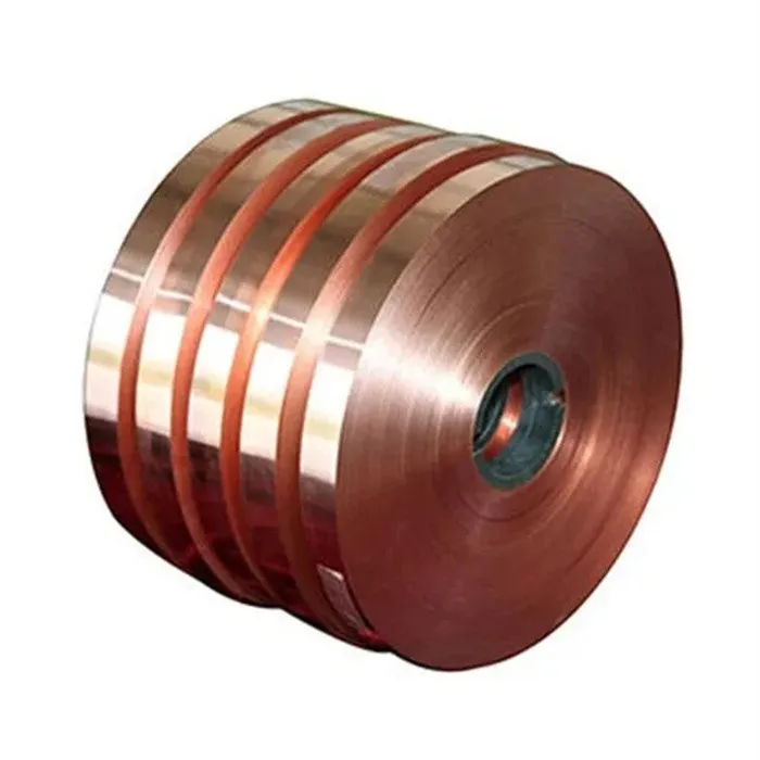 Red Copper Strip Coil For Earthing